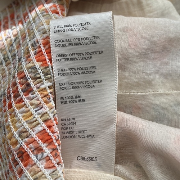 Free People Mabel Print Spring Combo Top Size X-Small - Picture 9 of 10